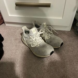Adidas Light Gray Athletic Sneakers